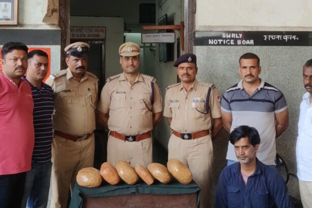 ಬಳ್ಳಾರಿ ರೈಲ್ವೆ ಪೊಲೀಸರ ಕಾರ್ಯಾಚರಣೆ 06 ಕೆ.ಜಿ. ಗಾಂಜಾ ವಶ, ಓರ್ವ ಆರೋಪಿಯ ಬಂಧನ