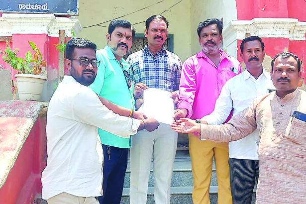 ಮಾವಿನ ಕೆರೆ ಅತಿಕ್ರಮಿಸಿ ಮಳಿಗೆಗಳ ನಿರ್ಮಾಣ ಕ್ರಮ ಒತ್ತಾಯ