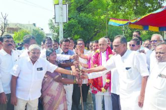 1 ಕೋಟಿ ವೆಚ್ಚದಲ್ಲಿ ಕೆಇಬಿ ಕ್ವಾಟರ್ಸ್ಗೆ ಕಾಂಪೌಂಡ್ ನಿರ್ಮಾಣ